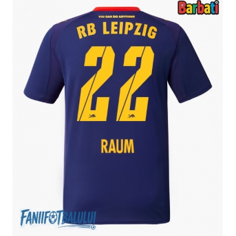 RB Leipzig David Raum #22 Tricou Fotbal Replică 2025-26 Barbati Deplasare